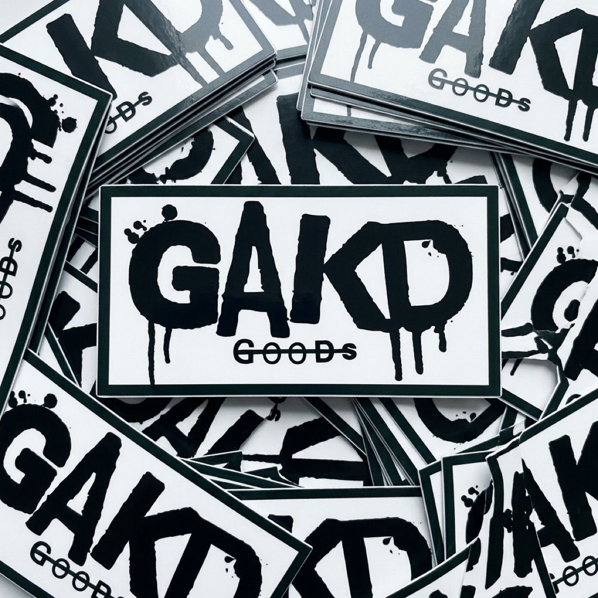 BLACK GAKD NO GOODS STICKER