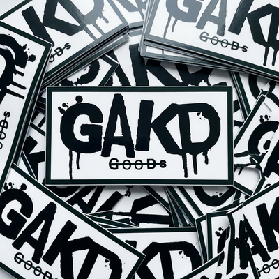 BLACK GAKD NO GOODS STICKER