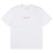 OG PINK BORDER/LIGHT GREY TEE