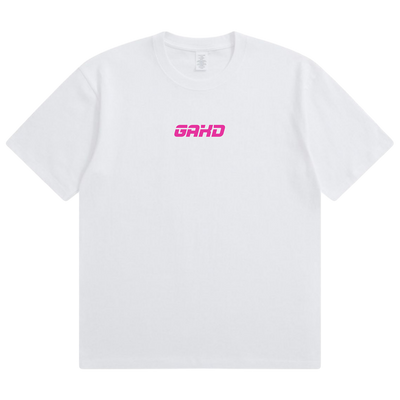 OG PINK LOGO/WHITE TEE