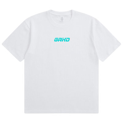 OG BLUE LOGO/WHITE TEE