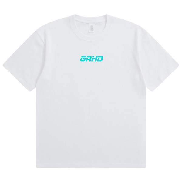 OG BLUE LOGO/WHITE TEE