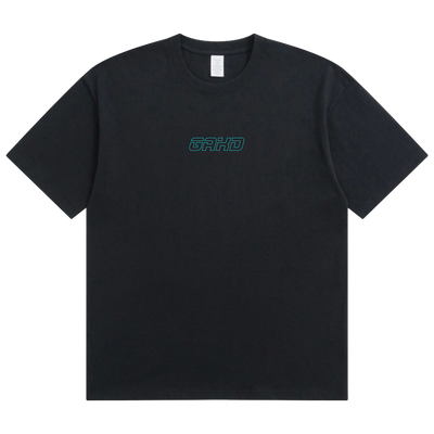 OG BLUE BORDER/BLACK TEE