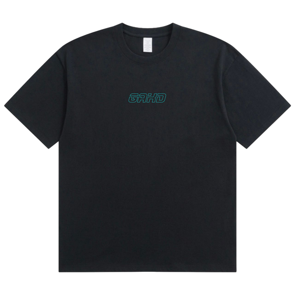 OG BLUE BORDER/BLACK TEE