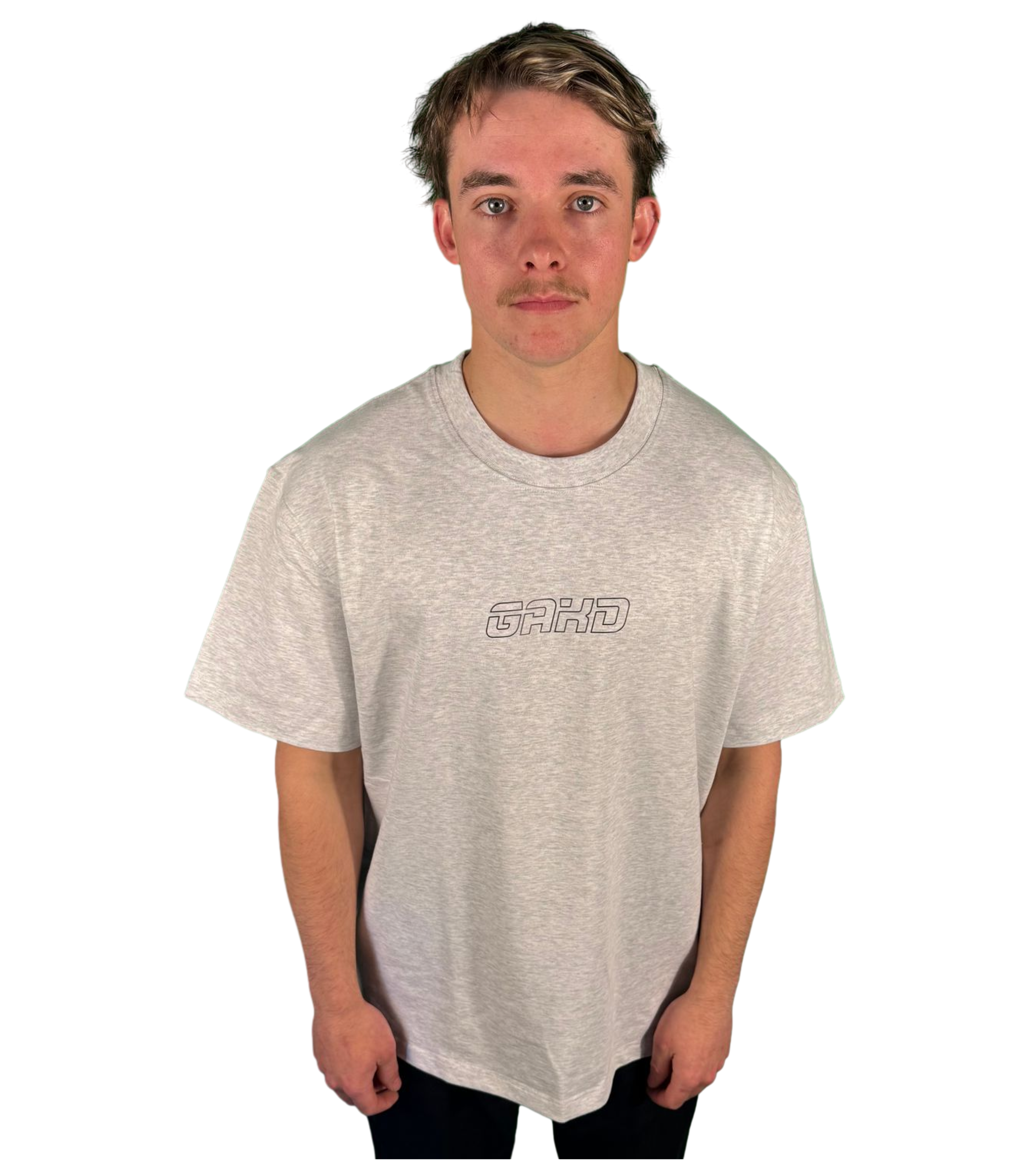 OG BLACK BORDER/LIGHT GREY TEE