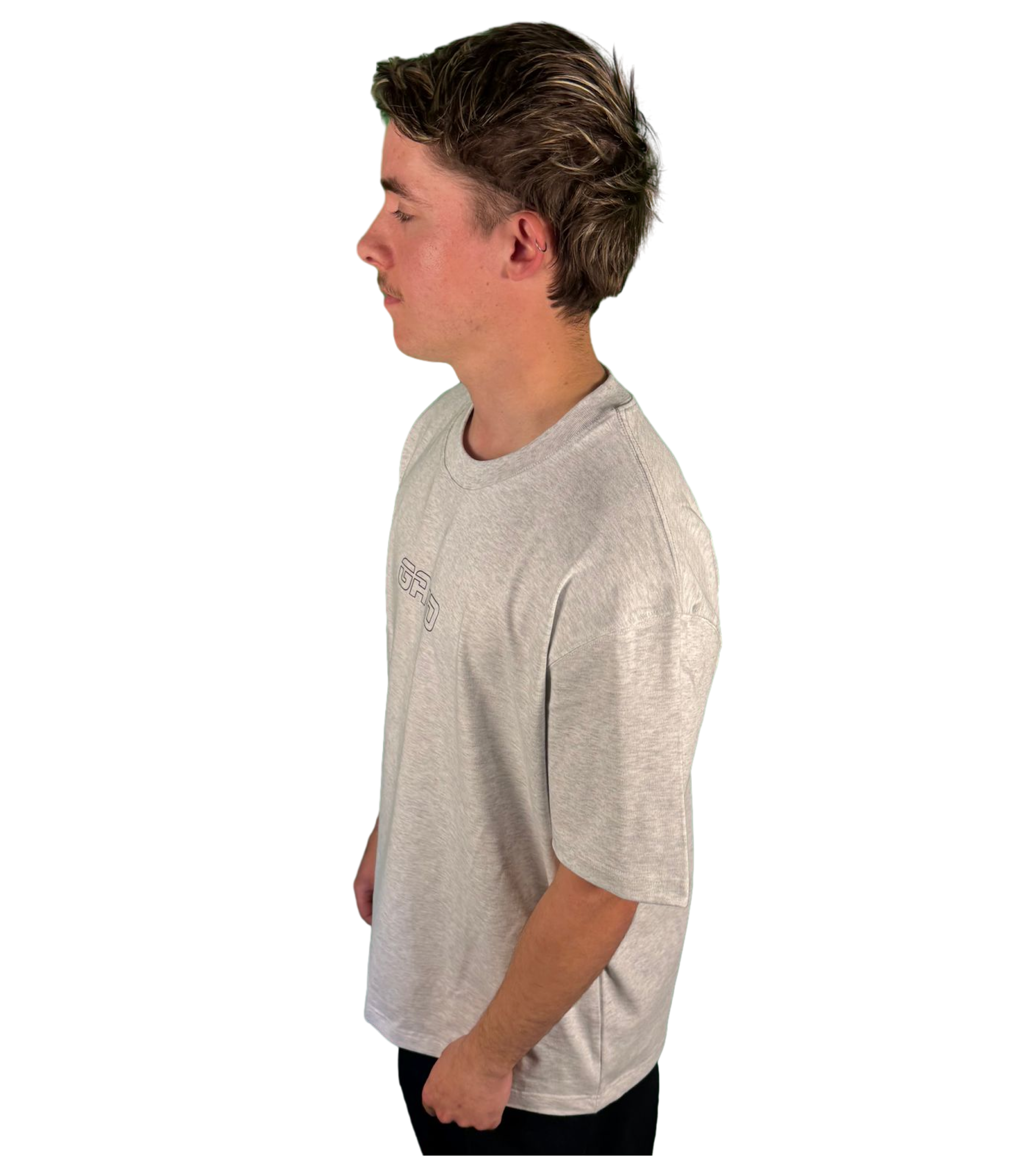 OG BLACK BORDER/LIGHT GREY TEE