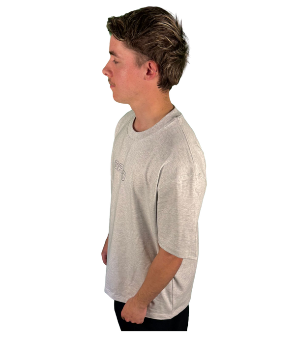 OG BLACK BORDER/LIGHT GREY TEE