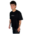 OG WHITE BORDER/BLACK TEE