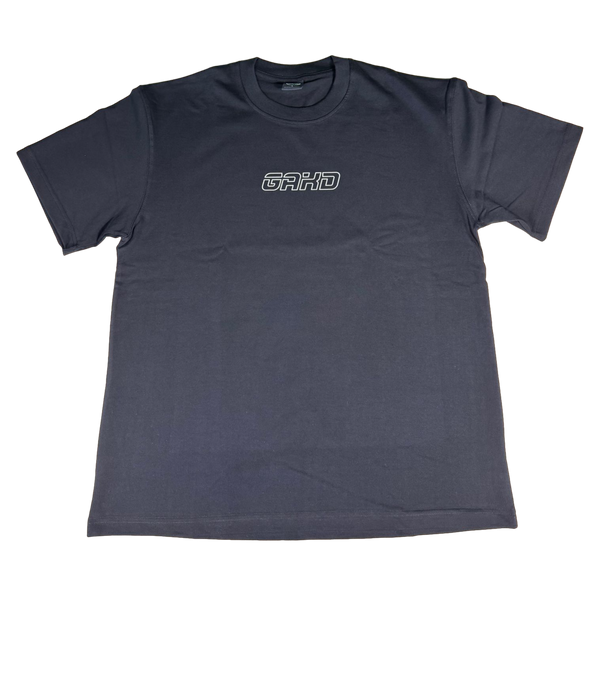 OG WHITE BORDER/BLACK TEE